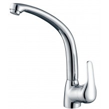 What should I do if the water leaks at the rotating part of the vegetable basin faucet?